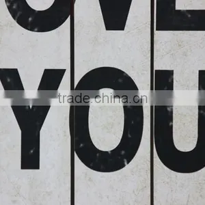 Vintage Wooden Wall Painting Hanging Decor thumbnail-3