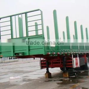 Tri-axles Tuck Trailer for Wood Transport thumbnail-2
