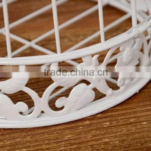 Metal White Wholesale Decorative Bird Cages Wedding thumbnail-4