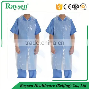 Plastic Clear Medical Disposable Polythene Apron thumbnail-1