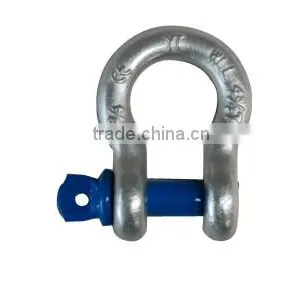 M4 Electric Galvanized Carbon Steel Bow Shackle thumbnail-2