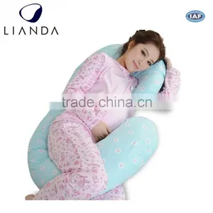 Snug Cushion With Zipper Maternity Pregnancy Body Contoured Body Pillow thumbnail-4