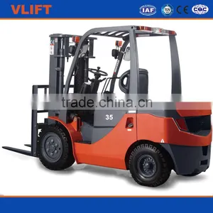 Hydraulic Diesel Forklift Truck 3.5ton (red Colour)for Sale thumbnail-1