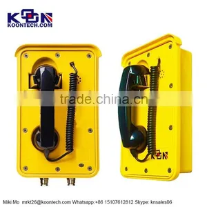 Smart Home Modules Manufacturer Yellow Telephone Booth KNSP-10 Auto-dial Weatherproof Emergency Telephone thumbnail-5