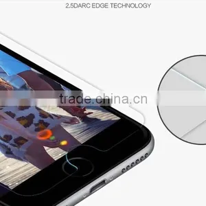 Bare Film With Packing Import Anti Scratch High Definitione Tempered Glass Screen Protector for Iphone 6 Plus thumbnail-1
