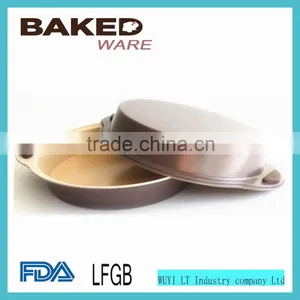 Round Pan Carbon Steel Cake Pan Baking Set With Silicone Handle thumbnail-5