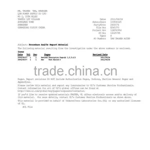 UL/cUL/PSE/FCC/CEC/BSMI/GS/CE/ERP/SAA/C-TICK/MEPS/CCC 5W 5V 0.5A Power Adaptor thumbnail-6