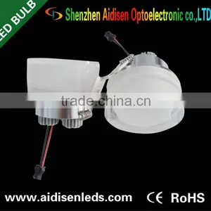Square Crystal 3*1W Led Ceiling Light 70mm Diameter thumbnail-1