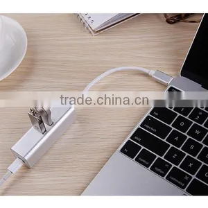 Aluminum USB-C Type C USB 3.1 High Speed 4 Port HUB Adapter For MacBook Nokia N1 thumbnail-3