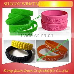 Logo Debossed or Embossed Promotion Silicon Wristband thumbnail-5