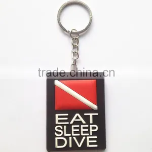 2016 Newest OME High Quality Plastic Promotional Gift PVC Key Chain thumbnail-1