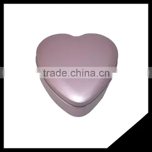 Metal Material Heart-shaped Jewelry Box Storage/Candle Tin Box thumbnail-1
