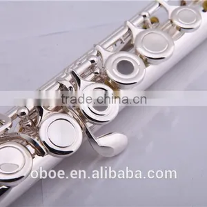 Musical Instrument 17 Open Holes Silver Plated Flute With Split E Mechanism Offset-G Keys and B Foot thumbnail-5