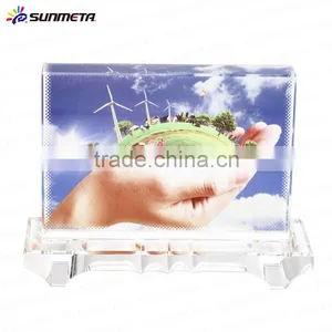 Coated Sublimation Crystal Blank DIY Crystal Photo Frame BSJ-22 thumbnail-1