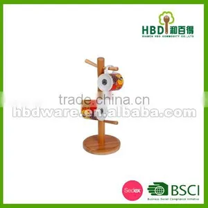 Bamboo Mug Tree Wholesales Wood Mug Tree thumbnail-1