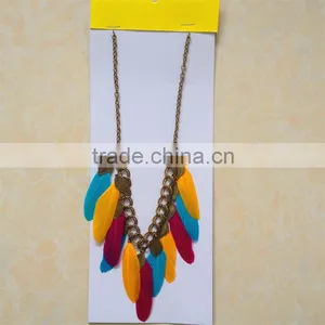 Paragraph-blasting Beautiful Elegant Feather Nacklace thumbnail-2