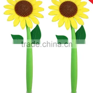 2016 Yes Novelty Colorful Flower Pen/flower Plastic Ball Point Pen thumbnail-1