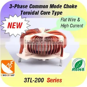 3-Phase Common Mode Choke/ Toroidal Type/ Line Filter thumbnail-1