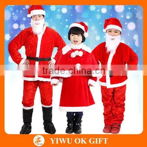 Christmas Party Santa Clause Christmas Costume Set thumbnail-1