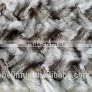 Best Quality Real Fox Fur Blanket Madein China thumbnail-2