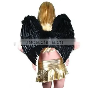 Sexy Adult Feather Halloween Fairy Angel Wings in 3 Colors thumbnail-1
