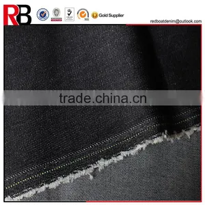 12oz Blue Gray Color Slub 100%Cotton Stretch Denim Fabric thumbnail-1