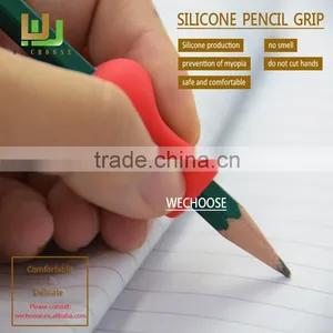 Wholesale Custom Colour Silicone Pencil Grip Descriptions Useful for Child Development Let Drawing More Relaxed thumbnail-5