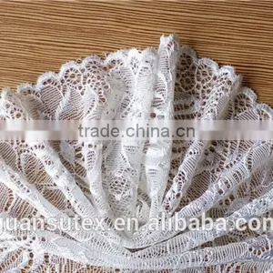Bright Yarn Rose Flower Pattern French Lace Trimming For Prom Dresses thumbnail-2