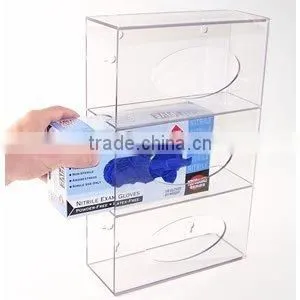 Acrylic Triple Glove Dispenser thumbnail-1