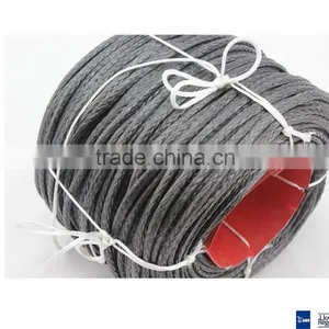 12 Strand Single Braided Grey Color UHMWPE Rope thumbnail-1