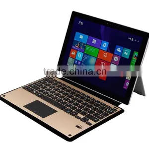 Wireless Keyboard for Tablet pc Microsoft Surface Pro 4 12.3inch Ultra-Thin Aluminum Touchpad Bluetooth Keyboard-MZ-1088 thumbnail-1