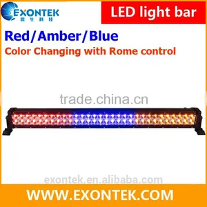 Wholesale Offroad Jeep Truck Accessories RGB Color Change LED Light Bar Red Amber Blue With Remote Control 180W 240W 288W 300W thumbnail-1