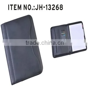 Multi-functional A4 Size Leather Portfolio File Holder File Holder thumbnail-2
