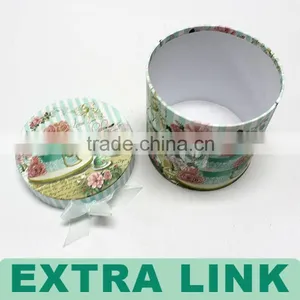 Special Newest Design Superior Quality Popular PVC Matt Printing Gift Use Round Box With Lids thumbnail-5