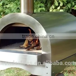 Wood Fired Stainless Steel Pizza Oven-Wood Fired Oven & Cart - Freestanding thumbnail-2