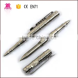 Heavy Type Stainless Steel Metal Tactical Ballpoint Pen for Self-defense With Attack Head thumbnail-1