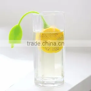 Food Grade Lemon Shaped Silicone Tea Strainer thumbnail-4