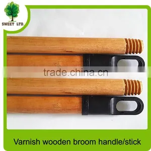 Italian Screw Varnished Wood Broom Stick With Factory Price thumbnail-1