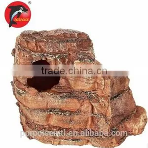 Aquarium Garden Decorative Resin Craft Rock Cover thumbnail-1
