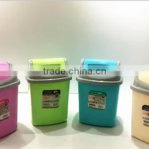 24L Waste Bin Beauty Customized Red Home Garbage Bin thumbnail-2