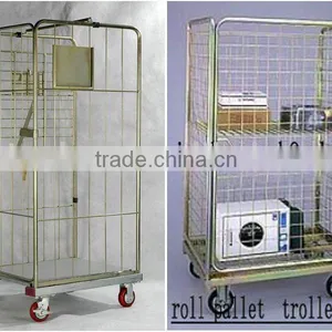 Zinced Roll Cage Bin thumbnail-1