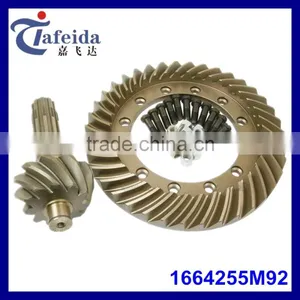 Tractor Gear for Massey Ferguson, MF Tractor Parts, Rear Differential Parts, 1664255M92, 11T / 38T, Crown Wheel & Pinion Set thumbnail-1