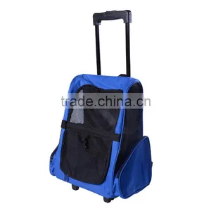 2 in 1 Pet Dog Travel Backpack Carrier and Trolley thumbnail-4