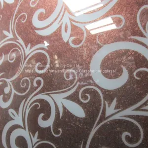 4-12 mm Decorative AcId Etched Frosted Art Glass With Good Price for Window/ Door Decoration thumbnail-4