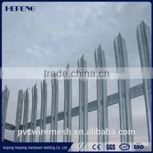 Anping Electro Galvanized Palisade Fence thumbnail-4