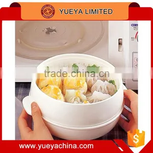 Household Round Food Steamer for Microwave Oven thumbnail-1
