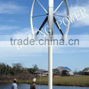 3kw Vertical Wind Generator With Curved Blades thumbnail-2