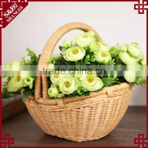 S&D OEM & ODM New Style Rattan Handing Storage Basket,fruit Basket ,gift Basket thumbnail-1