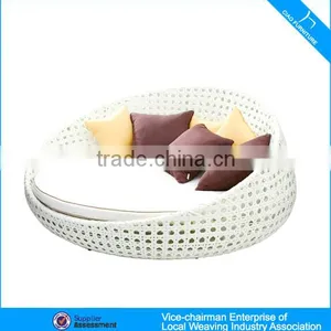 Leisure Rattan Outdoor Furniture Wicker Round Bed Garden Furniture thumbnail-1