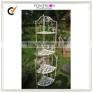 Wrought Iron 4-tier Shelf Unit thumbnail-1